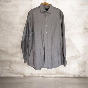 Ralph Lauren Polo Golf Size Large Button Down Westerton black/white shirt